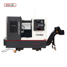 TCK50A FANUC CNC 45 degrés inclinés au lit horizontal CNC Cent